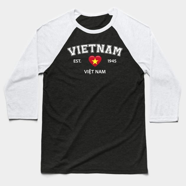 Vietnam Baseball T-Shirt by SunburstGeo